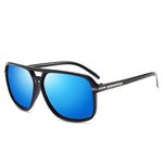 Polarized Sunglasses Men Oversized Square Mirror Driving Sun Glasses